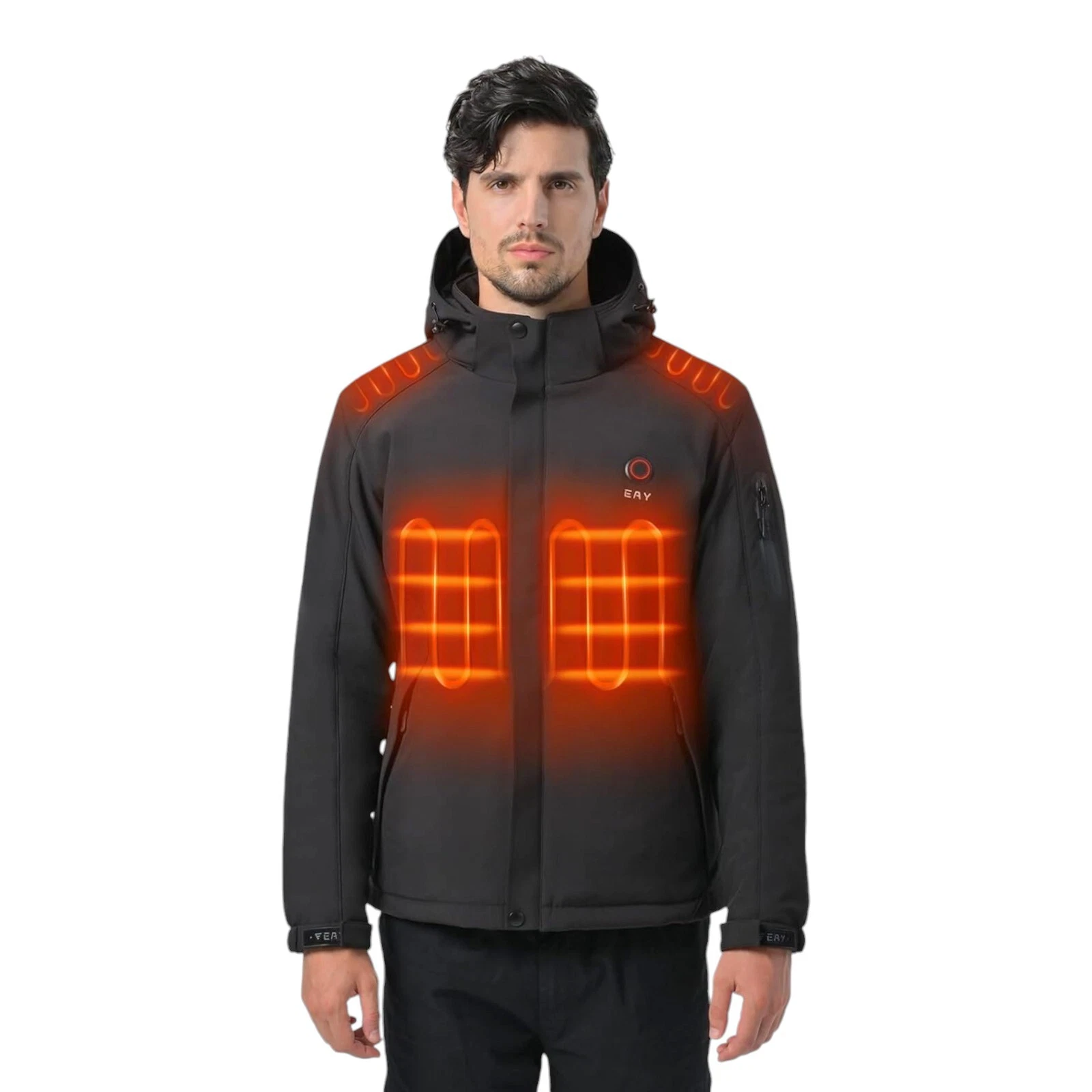 NWT XXL Men’s EAY Heated Jacket – 7.4V Rechargeable Battery Included - M6611