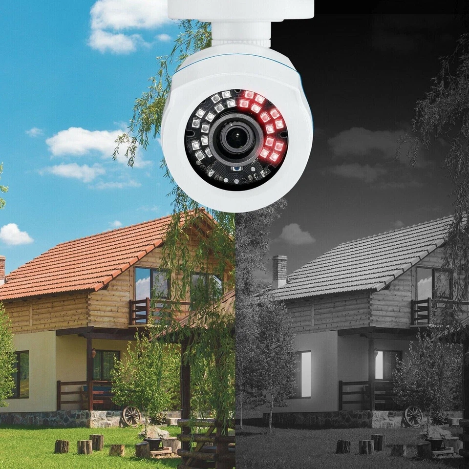 8 cámaras de seguridad para exteriores 1080P cableadas con vídeo de visión  Noct - Image 4 of 4