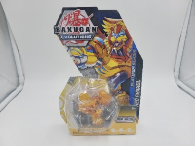 BAKUGAN EVOLUTIONS PLATINUM SERIES TRUE METAL - GOLD NEO PHAROL - NEW!