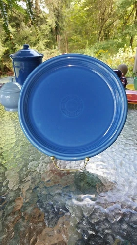 BISTRO style DINNER PLATE lapis blue HOMER LAUGHLIN FIESTA WARE 10.5" new