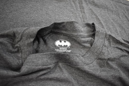 Batman Mens Big & Tall Charcoal Heather Retro Graphic Shirt New LT-5XL - Picture 2 of 5
