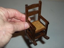 Vintage Concord Miniature Rocker Dollhouse mini made in Taiwan Nice L@@K