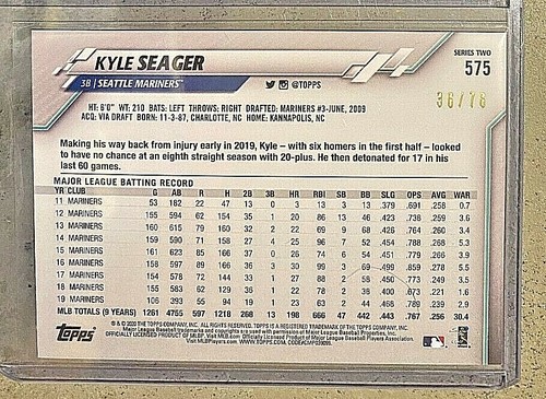 2020 - Topps - Serie 2 - Giorno dell'Indipendenza - XX/76 - Scegli U - *8022 - Foto 4 di 4