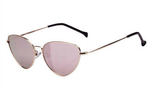 Womens Cat Eye Retro Metal Frame Classic Full Rim Sunglasses Glasses UV400 - Picture 24 of 27