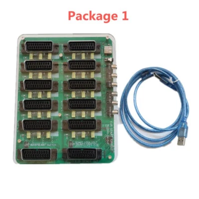 Distributeur Péritel / Scart 10 in 1 Switch games jeux Sega Nintendo Neo geo