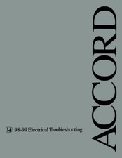 1998 1999 Honda Accord Electrical Troubleshooting Diagnostic Procedures Manual