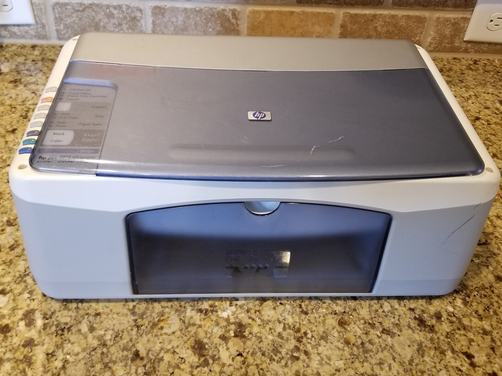 HP PSC 1210 / Q1660 A AllInOne Inkjet Printer NO CABLE PARTS ONLY