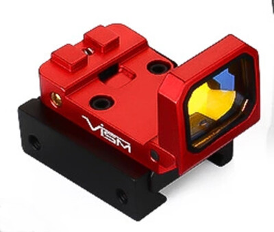 Handgun Mini FlipDot Reflex Dot Sight - VISM | Flip Up Folding RMR