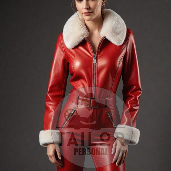 Women's Genuine Red Leather Catsuit Jumpsuit Front Zipper Sexy Dress CatSuit Fur | eBay Women's Genuine Red Leather Catsuit Jumpsuit Front Zipper Sexy Dress CatSuit Fur | eBay