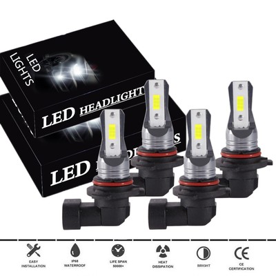For Toyota Supra Hatchback 2-Door 1994-1998 4x LED Headlight Bulbs 9005 ...