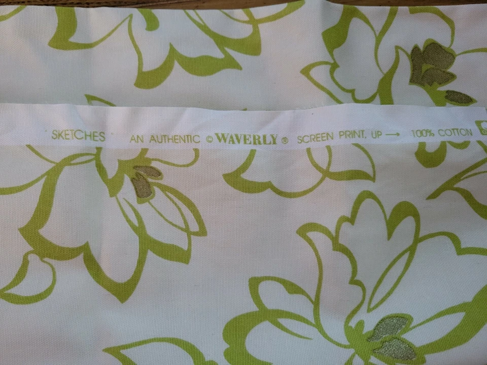 Waverly Bocetos Algodón Multicolor con Tela Floral Dorada 1 Pieza 32"W x 22" L Foto 4 de 4