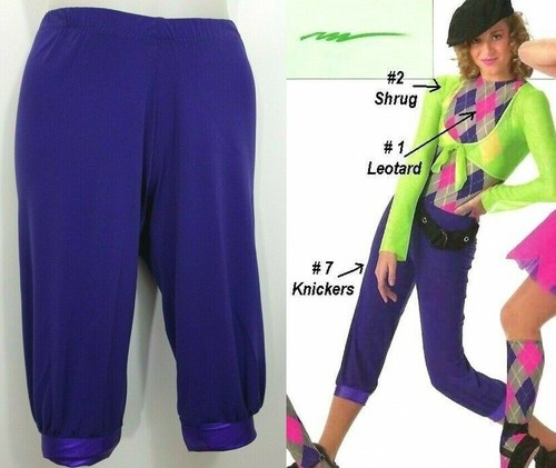 Prep School Child 6x7 Tap Jazz Dance Costume Purple Capri KNICKERS ONLY New - Picture 2 of 9