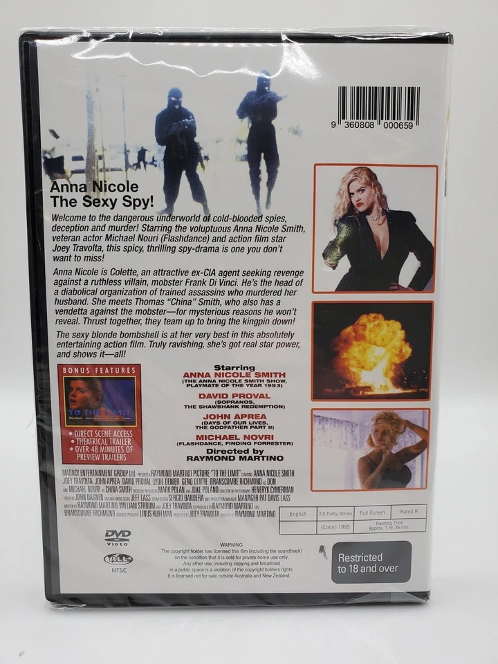 TO THE LIMIT (1995) Anna Nicole Smith DVD BRAND NEW (English Packaging) - Image 2 of 2