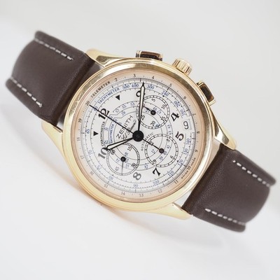 ZENITH EL PRIMERO 17.0500.400 CHRONOGRAPH IN 750/GOLD BOX& BLANKO PAPIERE