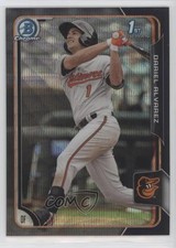 2015 Bowman Asia Exclusive Black Wave Refractor Dariel Alvarez #BCP145 0pl9