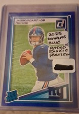 2025 Panini Donruss - Rated Rookie Jaxson Dart #400 Press Proof Blue (RC)