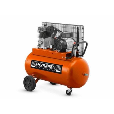 DEVILBISS Kompressor 3hp/90l für Motorrad Ersatzteile Moped Zubehör
