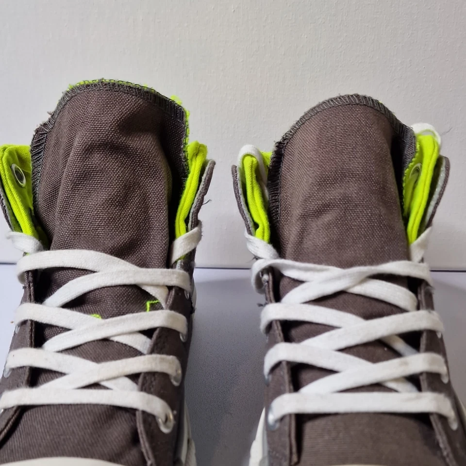 Scarpe Converse All Star Chuck Taylor skater unisex alte con zip taglia UK 5,5 - Immagine 4 di 4