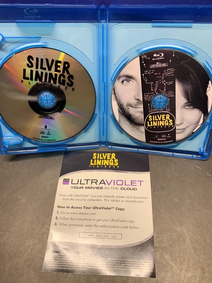 SILVER LININGS PLAYBOOK - BLU RAY/DVD 2 DISC SET - ANCHOR BAY JENNIFER LAWRENCE! Foto 3 de 3