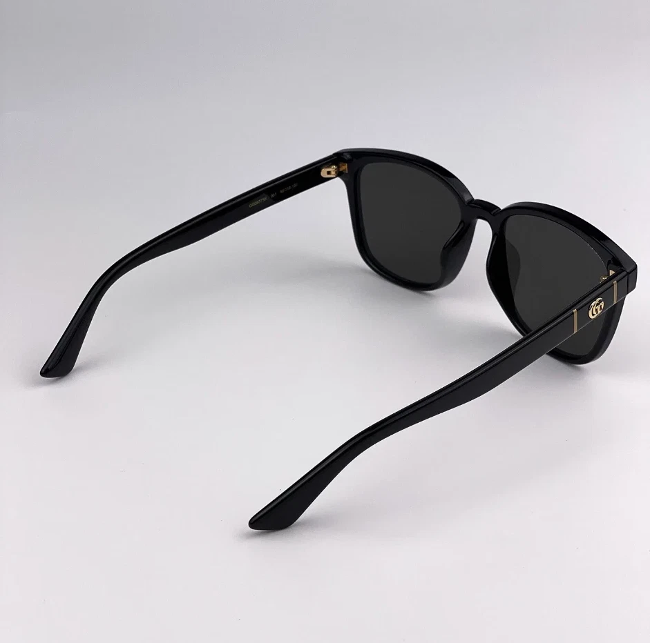 Gucci Men Sunglasses Black Grey Square GG0637SK 001 NEW - Image 3 of 4