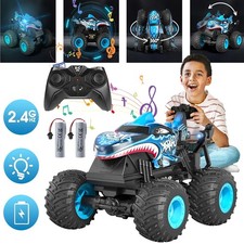 Electric Monster Remote Control 360° RC Cars Big Wheel Car Monster Truck Kid Toy