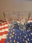 Set Of 2 Libbey Coca Cola Heavy Clear Glass With Handle Mug Vintage 14oz