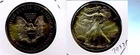 2014 AMERICAN SILVER EAGLE 1 OUNCE SILVER COIN CHOICE BU CRAZY TONED 7933T