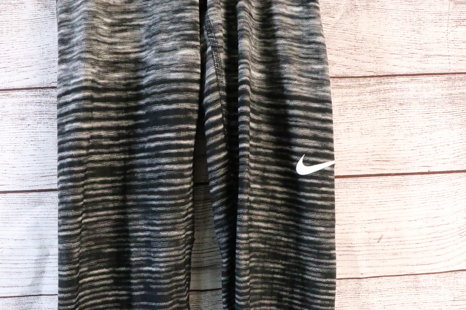 Nike Pro Small Hyper Warm Patterned Workout Gray … - image 2