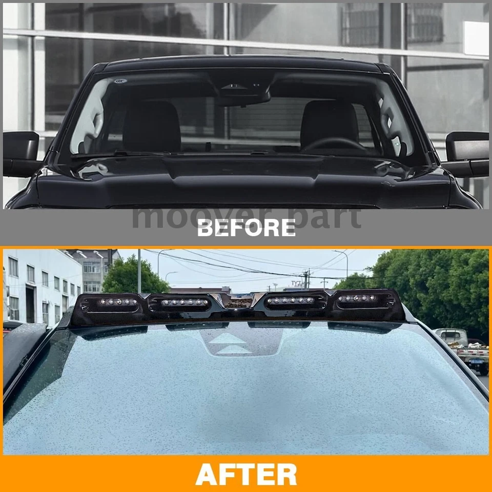 Fits For FORD Ranger T9 2023-2026 Top Lamp Roof Light Bar W/Led DRL Light Bar — 第 3/4 张图片