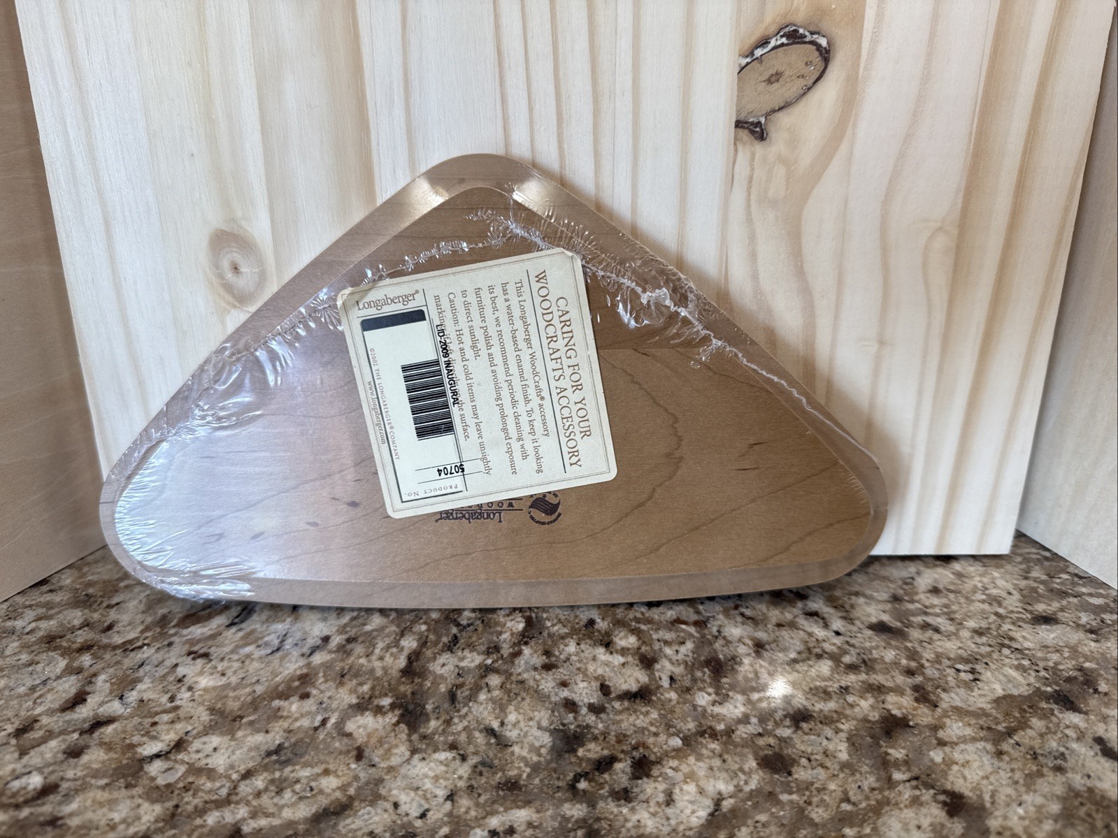 Longaberger Inaugural Basket Set 2009 w/Triangle Flag Lid.