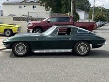 Staten Island New York 1965 Green Corvette