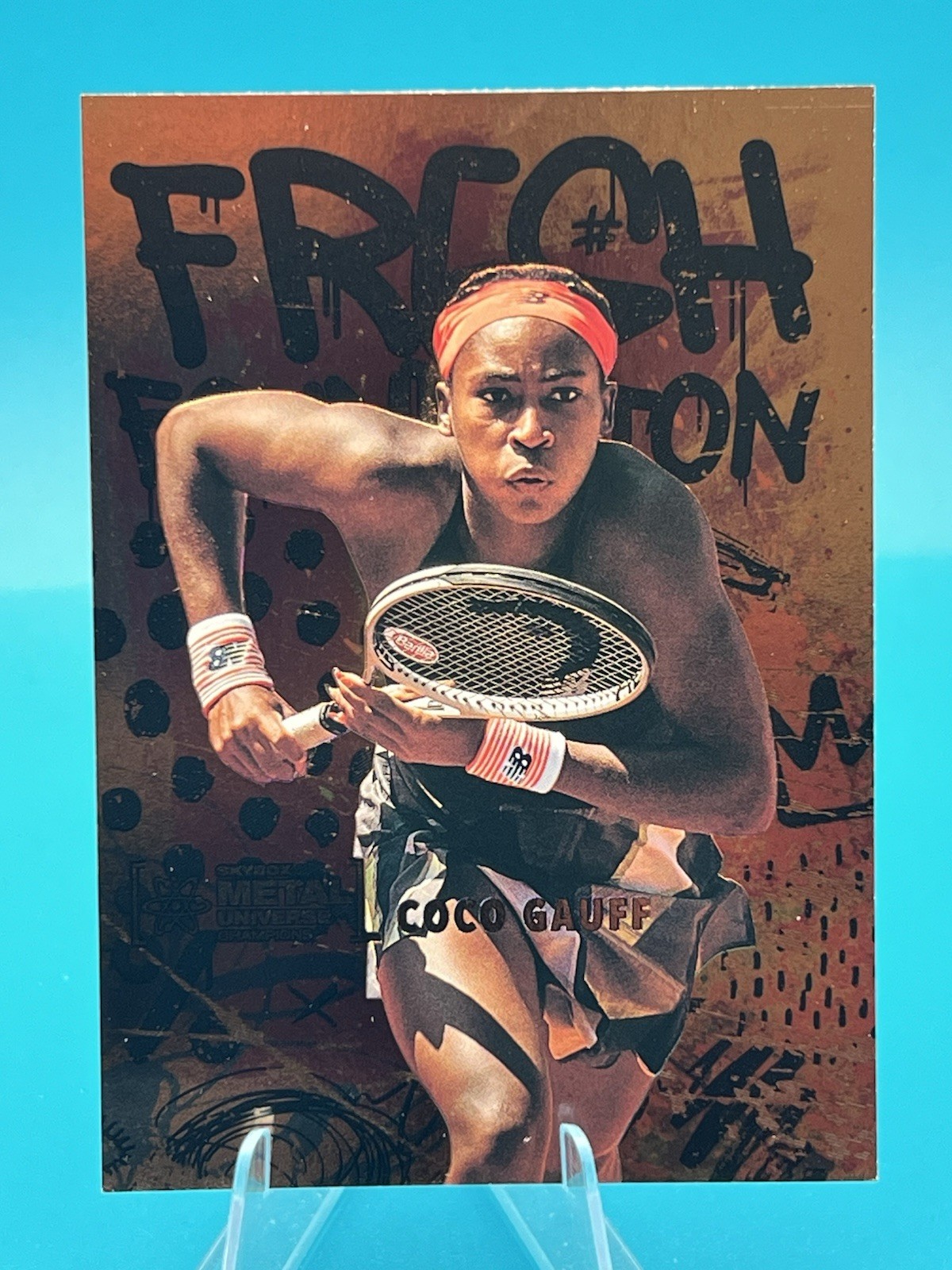 2021 SkyBox Metal Universe Champions #FF8 Coco Gauff Fresh Foundation Copper