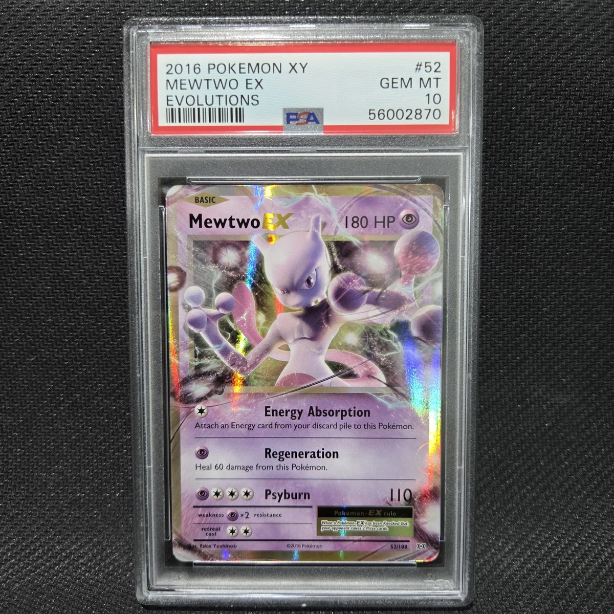 Preços baixos em Jogos de cartas colecionáveis individuais Mewtwo