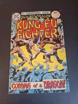 Richard Dragon Kung-Fu Fighter #1 VF- DC 1975 1st Richard Dragon O-Sensai