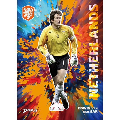 2025 DAKA Netherlands National Team TOP AUDIENCE Soccer Star Card