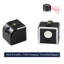 1pc Mini Laser Level Small 660nm 100mW Red Scale Cross Line Laser Positioner