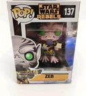 Funko Pop! Star Wars Rebels #137 Zeb Orrelios Vinyl Figure Bobblehead Disney NEW