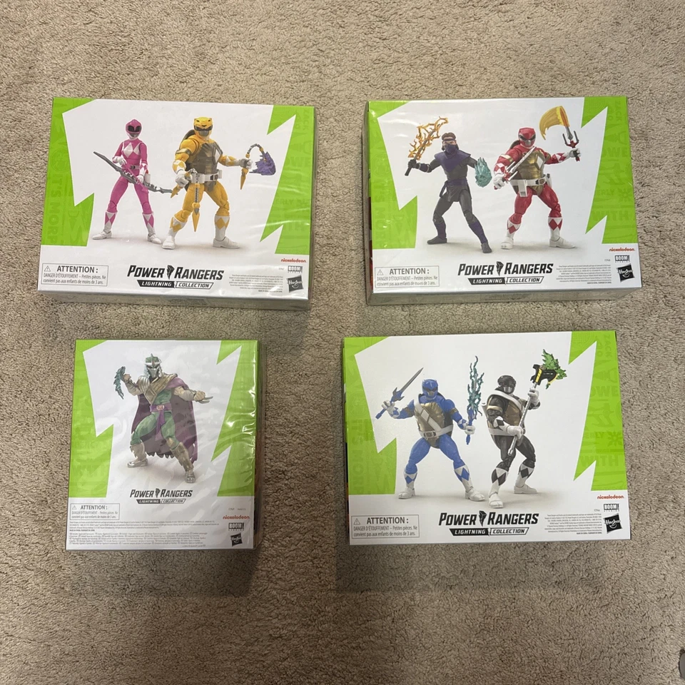 Hasbro - Power Rangers X Teenage Mutant Ninja Turtles Lightning Collection - Lote Foto 2 de 4