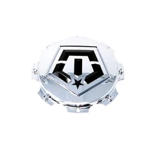 CAP-TDF2-C19 / TIS Chrome Bolt On Front Center Cap