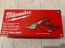 Milwaukee M18 Cordless 2635-20 18 Gauge Double Cut Metal Shear (Tool Only) NIB