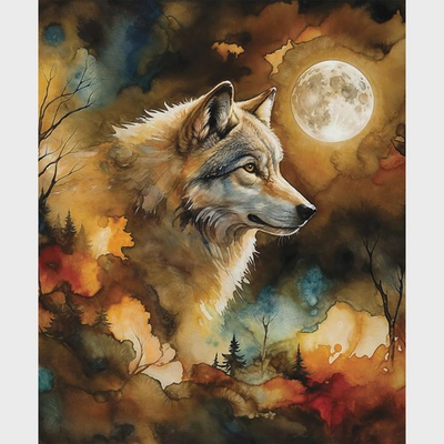 #ad #ad Twilight Wolf Quilting Fabric Panel 36quot; x 44quot; $15.00