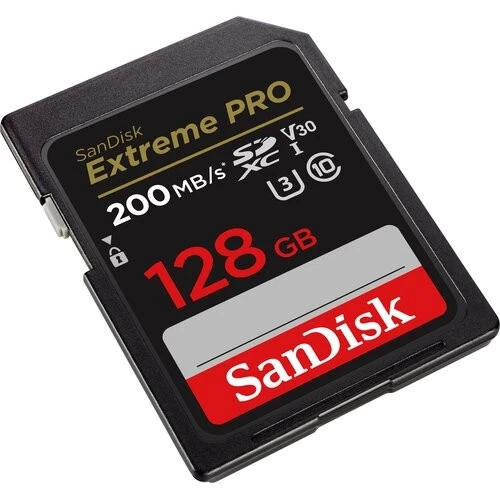 SanDisk EXTREME PRO SDXC Karte 128 GB 200/90 MB/s V30 UHS-I U3 C10 - Bild 2 von 3