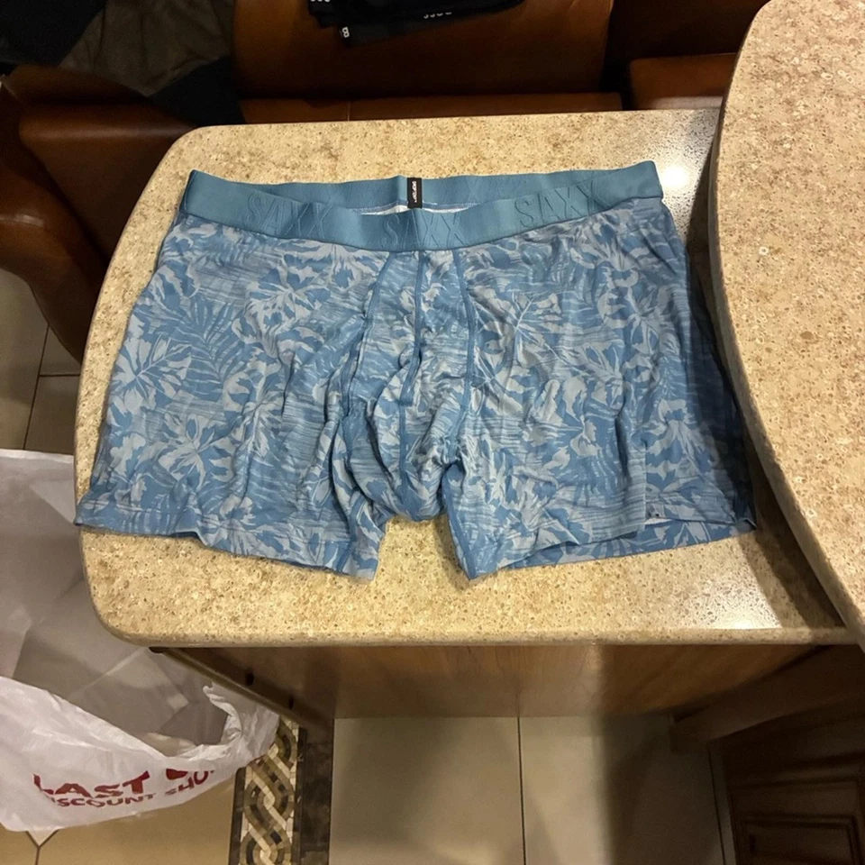 NWOT SAXX DropTemp® Cooling Cotton Boxer Brief 6" Size XXL - Image 3 of 4