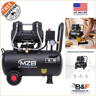 #ad #ad MZB Ultra Quiet 6.4 Gallon Air Compressor Fast Inflation Safe amp; Reliable $194.84