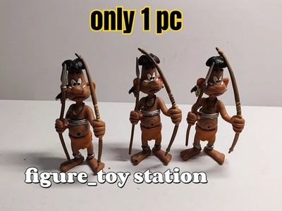 Plastoy Primitive Tribe Male Figure Collectible Model Statue Scene Decor 1PC