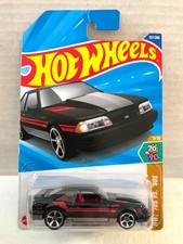 Hot Wheels 92 Ford Mustang - 2025 70s Vs 90s Series 127 Black - Fox Body
