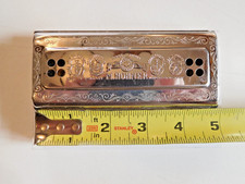 Harmonica ECHO M HOHNER GERMANY BIG SIZE, 2 ROWS EACH SIDE Glockenreine Stimmung