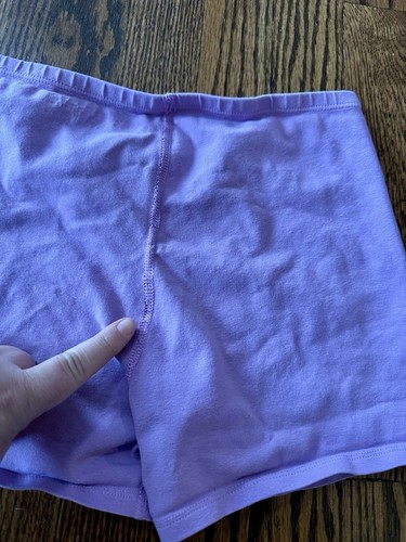 Primary Girls Size 12 Under Shorts Set of 2 Light Blue Purple Cotton Cartwheel - Picture 10 of 10