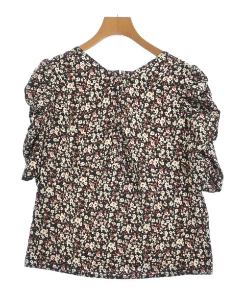 N. Natural Beauty Basic Blouses BlackxWhitexRedet… - image 1