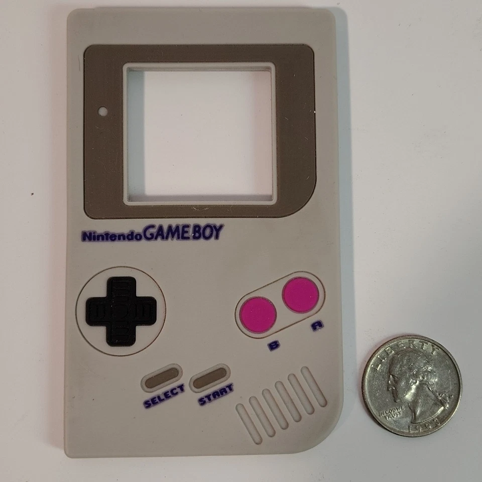 Mordedor de bebé Nintendo GameBoy gris silicona edades 3+ mos chupete calma a los vagabundos Foto 2 de 4